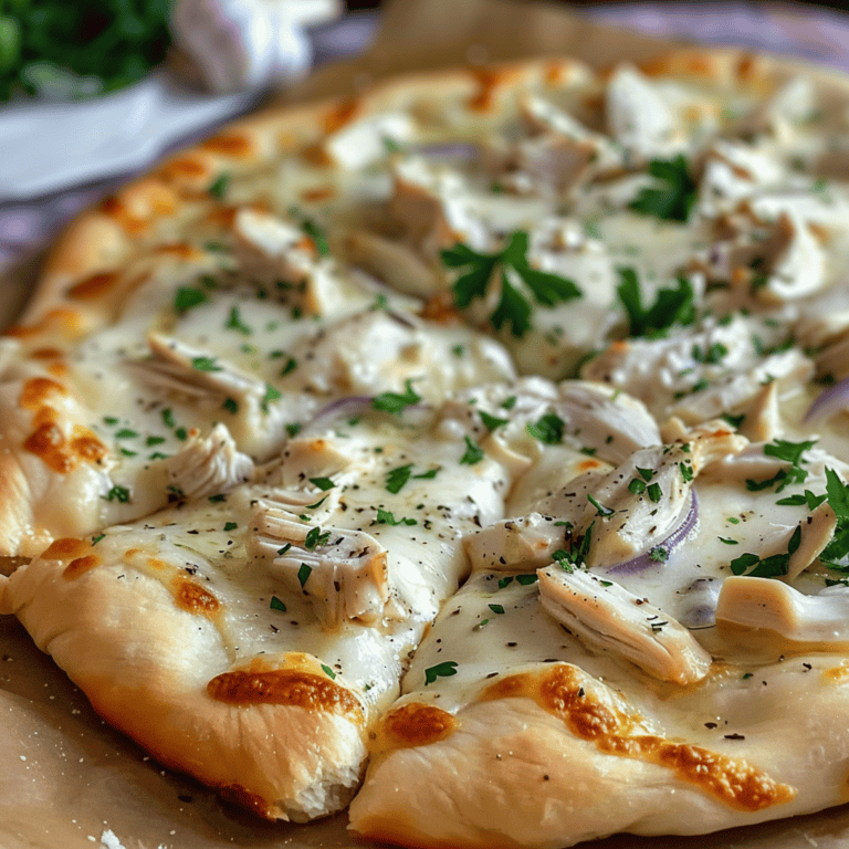 Roasted Garlic White Chicken Pizza Recipes, Tasks & Tools