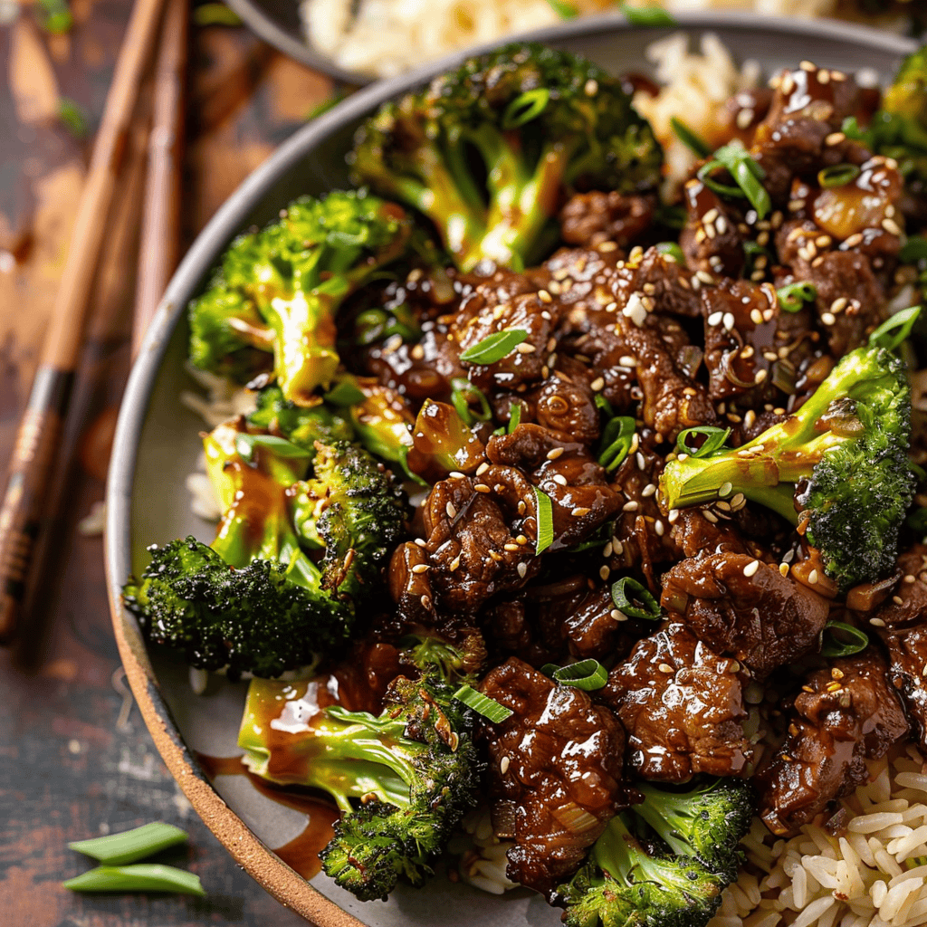 Sheet Pan Spicy Ginger Sesame Beef and Broccoli - Recipes, Tasks & Tools