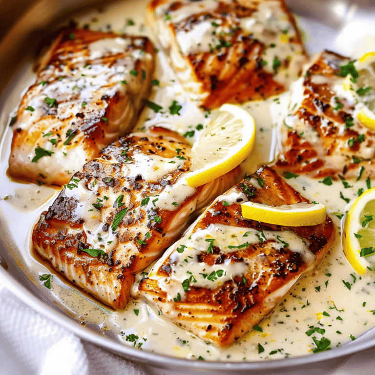 Mahi Mahi with Lemon Garlic Cream Sauce - Recipes, Tasks & Tools