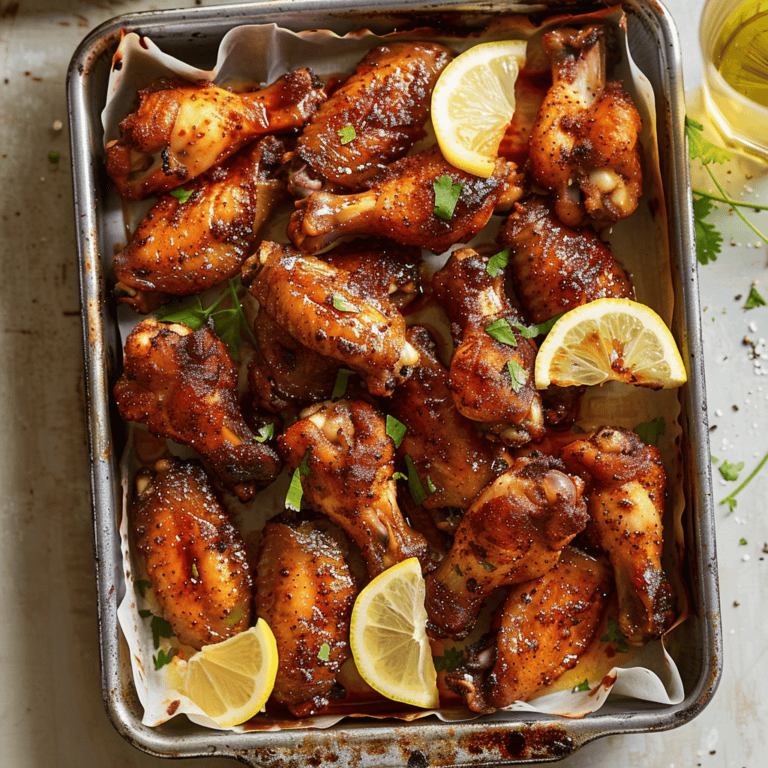 Spicy Savory Baked Chicken Wings - Recipes, Tasks & Tools