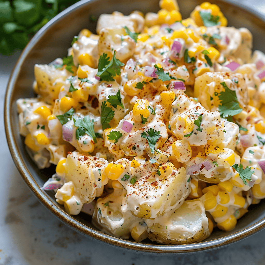 Mexican Street Corn Potato Salad - Recipes, Tasks & Tools