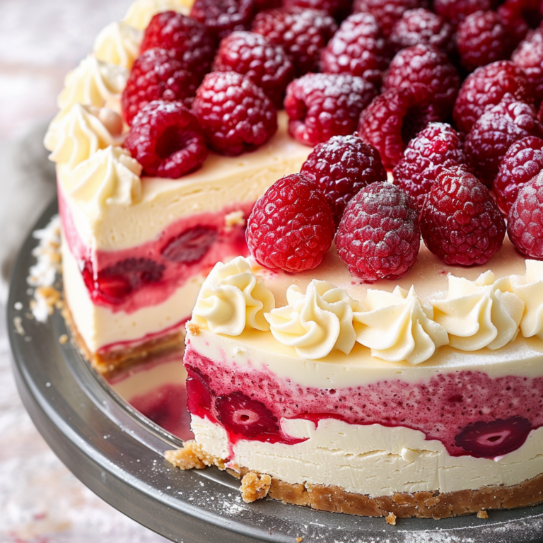 White Chocolate Raspberry Cheesecake - Recipes, Tasks & Tools