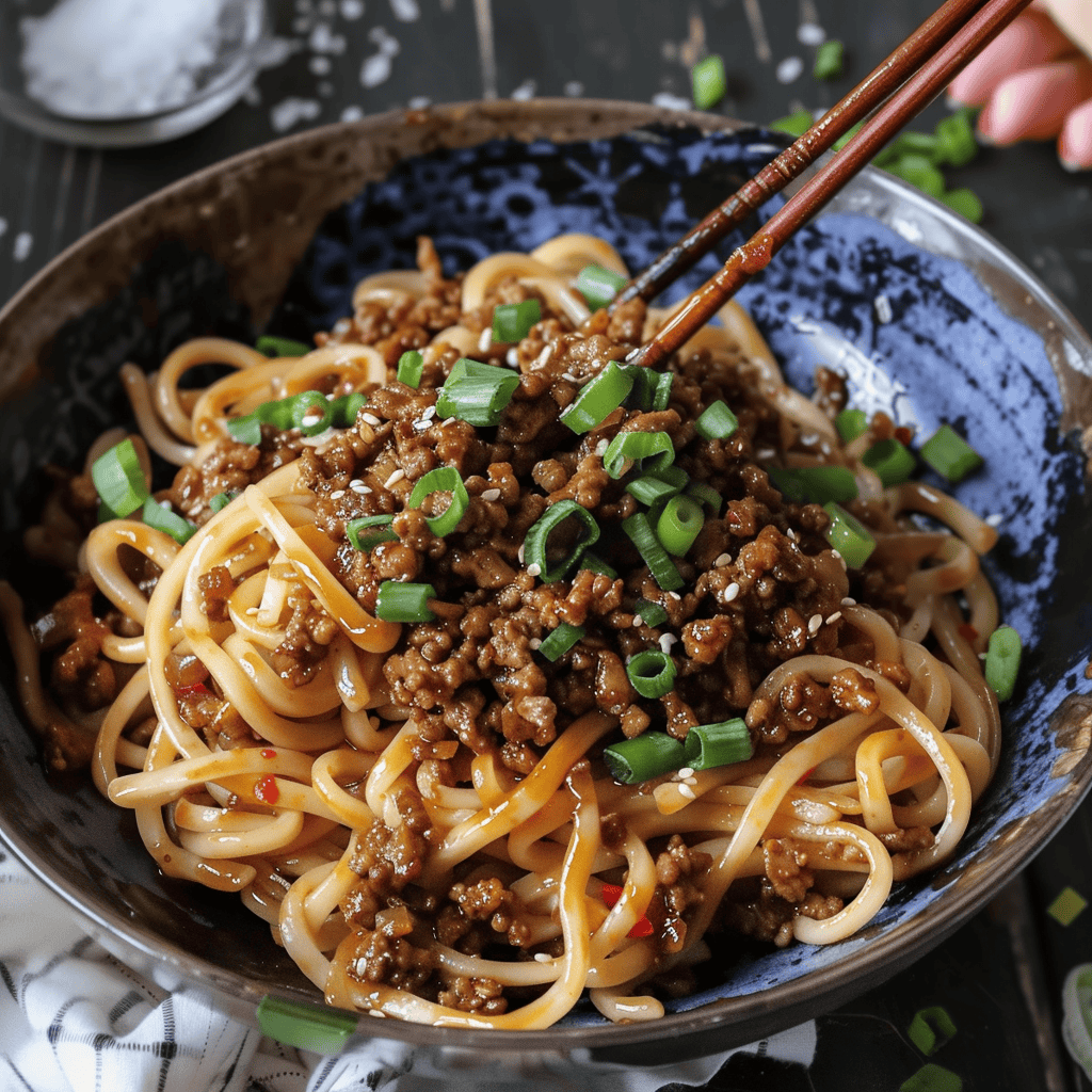 Ground Beef Mongolian Noodles - Recipes, Tasks & Tools