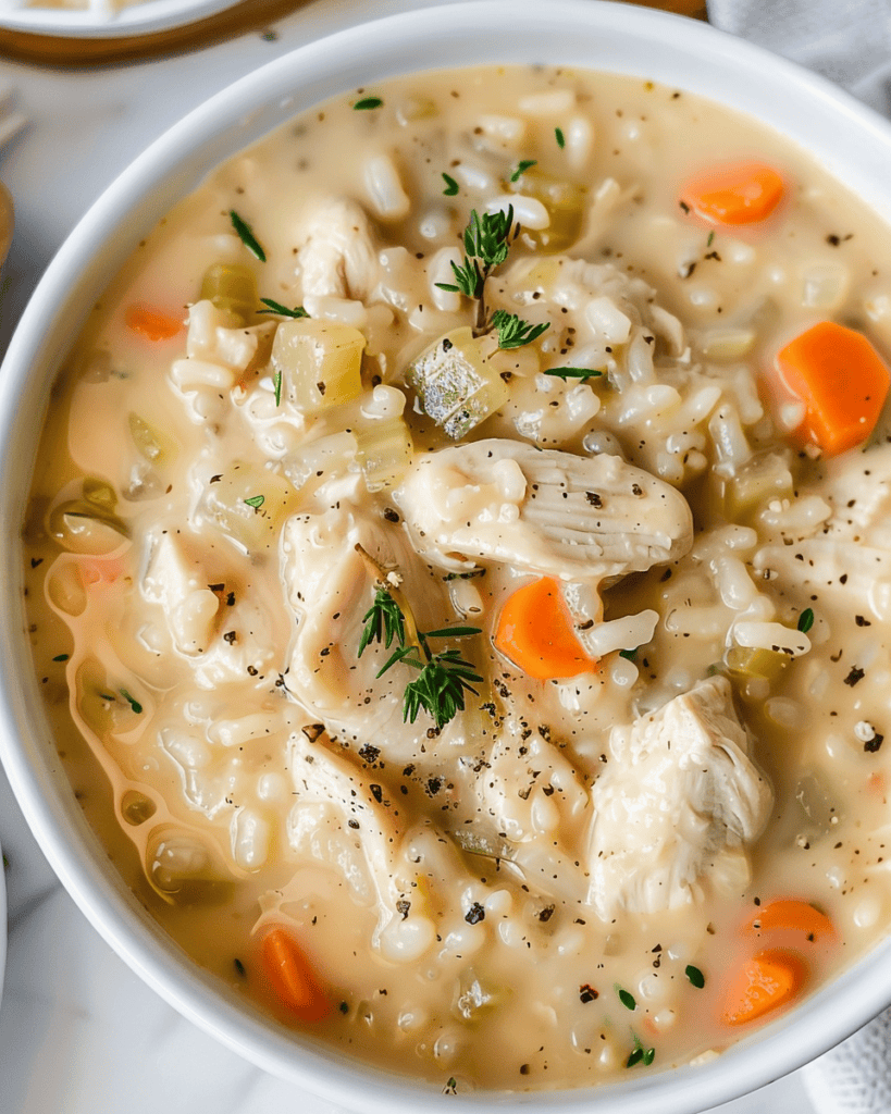 Creamy Chicken and Rice Soup - Recipes, Tasks & Tools