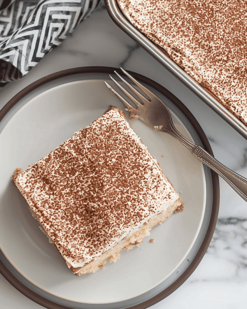 Easy Tiramisu Poke Cake Recipes, Tasks & Tools