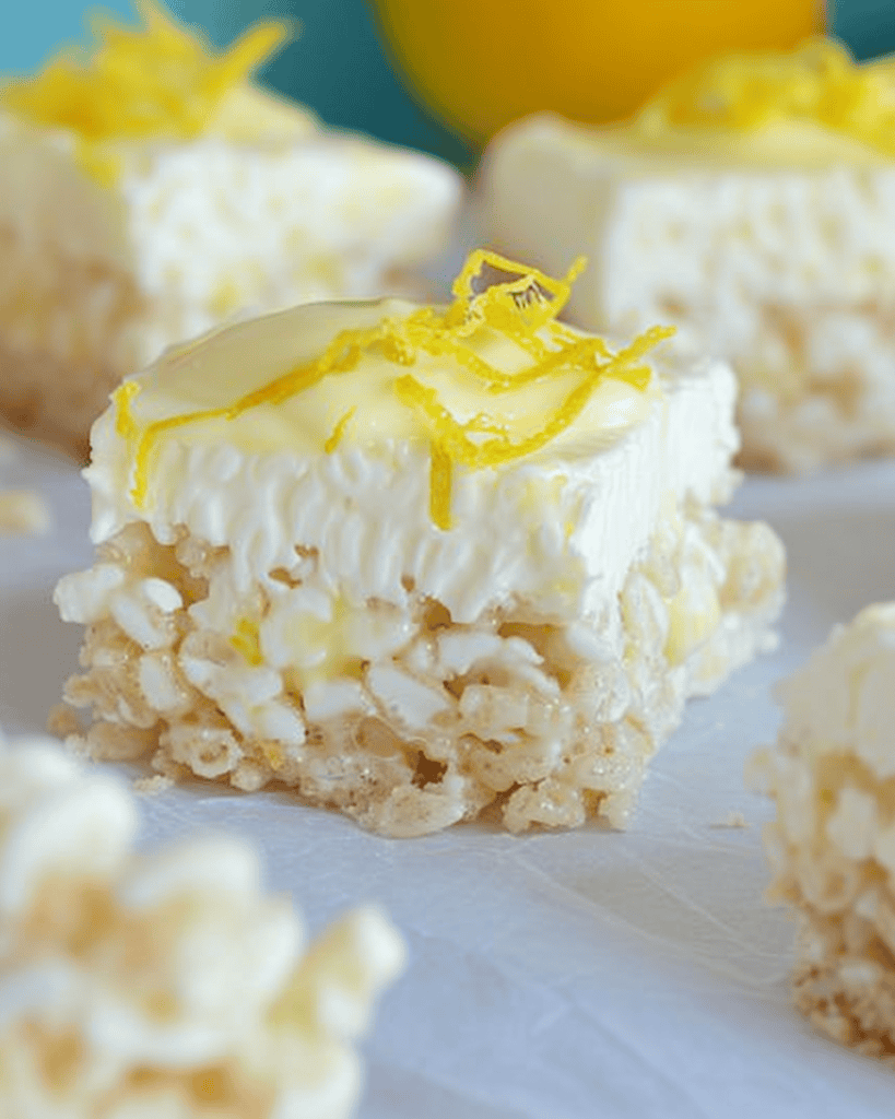 Lemon Cheesecake Rice Krispie Treats Recipes, Tasks & Tools