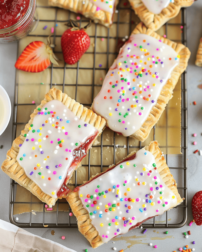 Homemade Strawberry Sheet Pan Pop Tart Recipes, Tasks & Tools