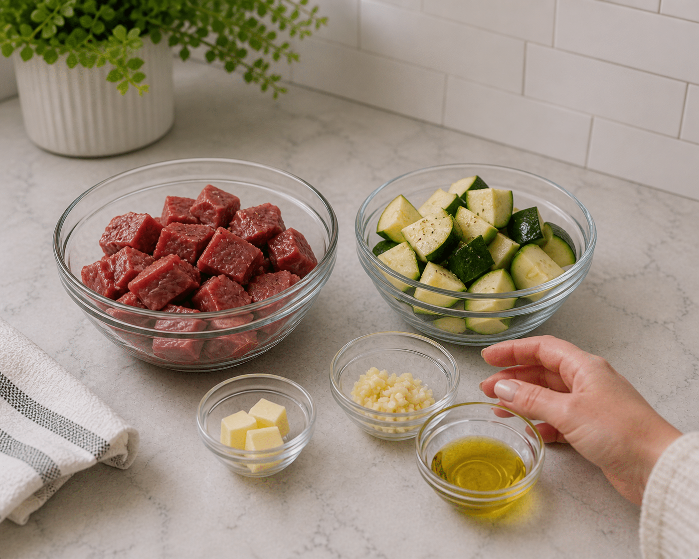 Garlic Butter Steak Bites ingredients - keyword