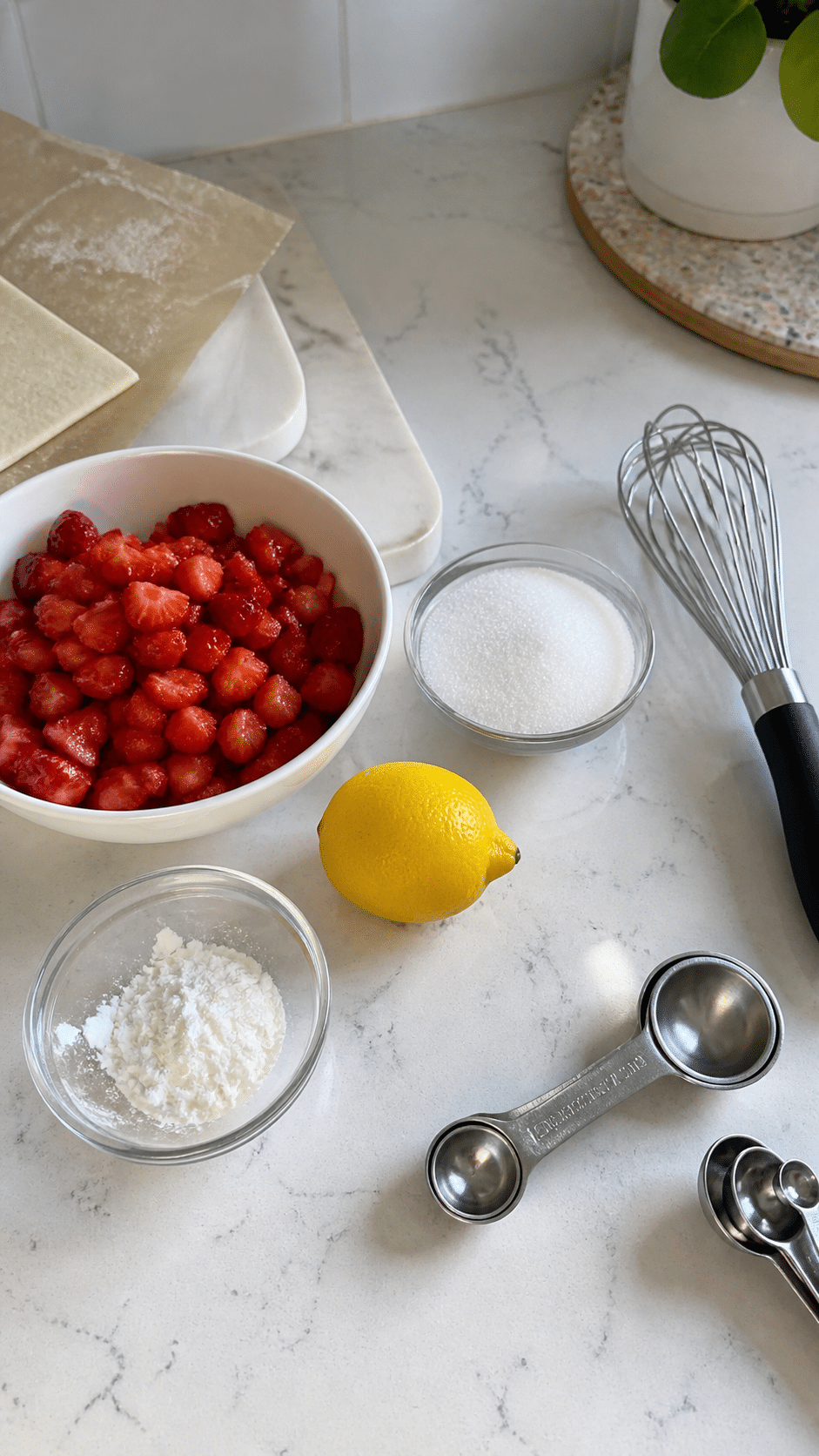 Air Fryer Strawberry Hand Pies ingredients