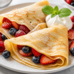 Basic Basic Crêpes on plate