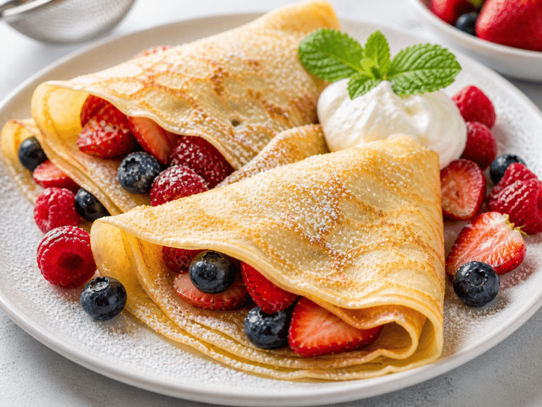 Basic Basic Crêpes on plate