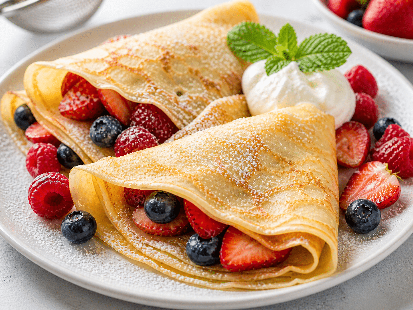 Basic Basic Crêpes on plate