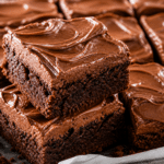 Best Brownies on white countertop