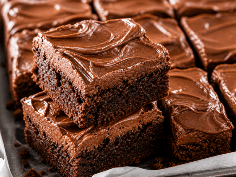 Best Brownies on white countertop