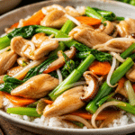 Chop Suey - Chicken Stir Fry in home kitchen