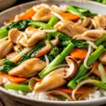 Chop Suey - Chicken Stir Fry in home kitchen