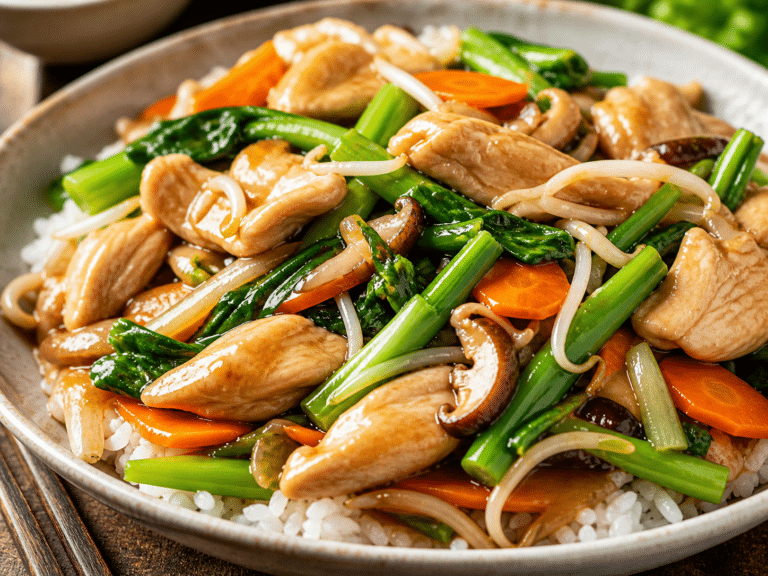 Chop Suey - Chicken Stir Fry in home kitchen