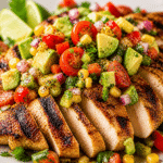 Fiesta Lime Chicken with Avocado Salsa